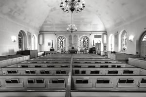 Mid 19th-century remodeling of 1763 church interior